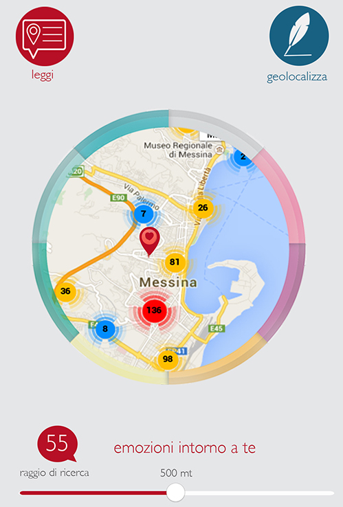 eWall, una App per geolocalizzare le emozioni