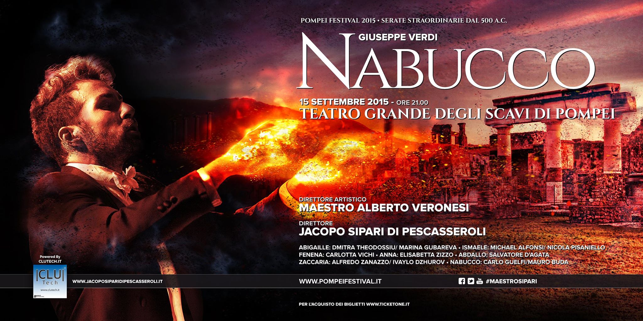 A Pompei “Nabucco” di Verdi diretto da Jacopo Sipari di Pescasseroli