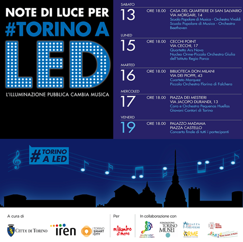 #Torino a led, una settimana di eventi per sostenere M’illumino di meno