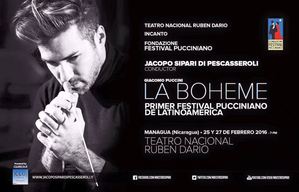 La Fondazione Festival Pucciniano porta La bohème, Turandot e un Concerto di Gala in Nicaragua.