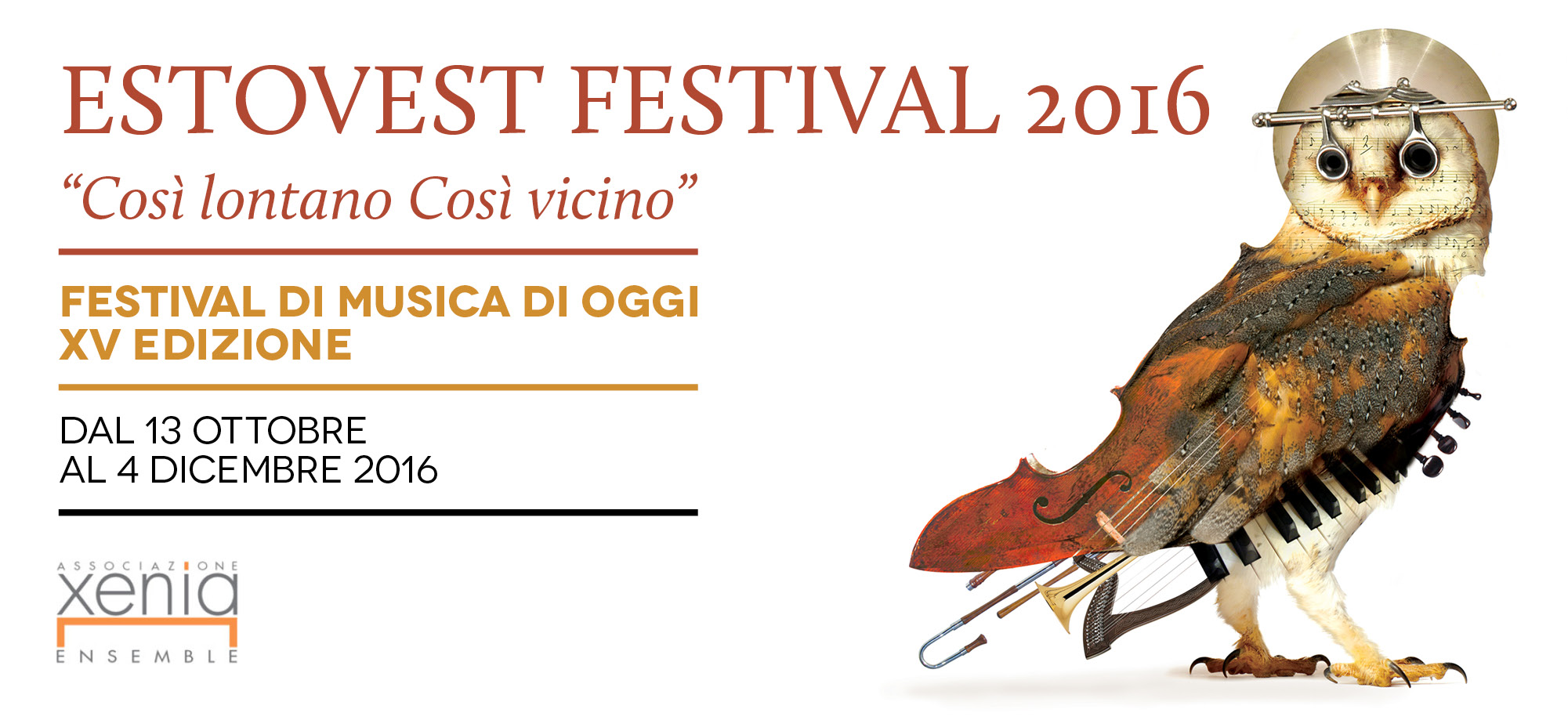 EstOvest Festival, l’ultimo appuntamento con “L’Orologio musicale del Novecento”