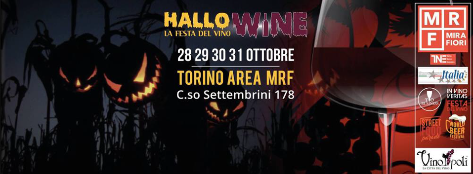 HalloWine, una selezione di vini e il meglio dello street food dal 28 al 31 ottobre a Torino