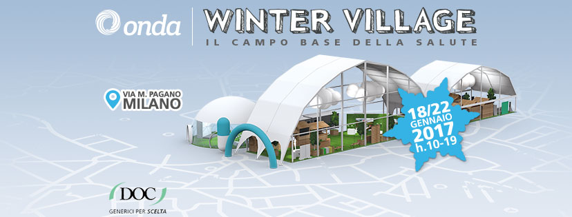 Winter Village, a Milano dal 18 al 22 gennaio il Villaggio della Salute e  della prevenzione