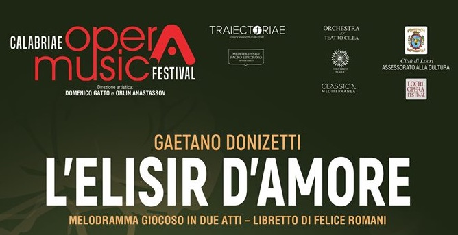 “L’elisir d’amore” di Donizetti apre il Locri Opera Festival col duo Tirotta-Marzocchi