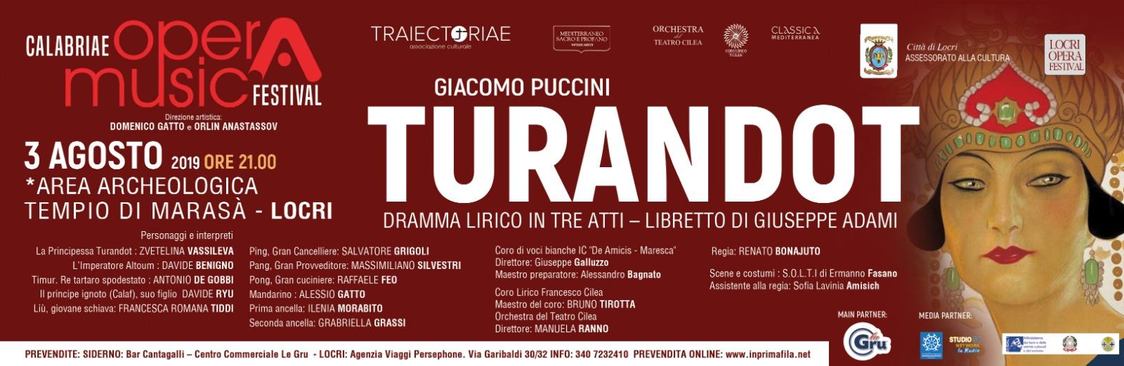 “Turandot”, l’incompiuta di Puccini, agli scavi archeologici di Locri