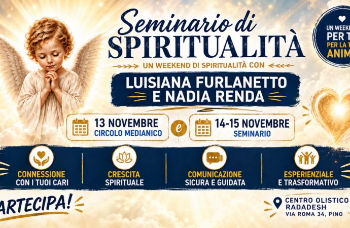 A Pino Torinese “Seminario di Spiritualità” con Luisiana Furlanetto e Nadia Renda