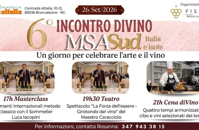 FISAR: il Miglior Sommelier dell’Anno in provincia di Reggio Calabria
