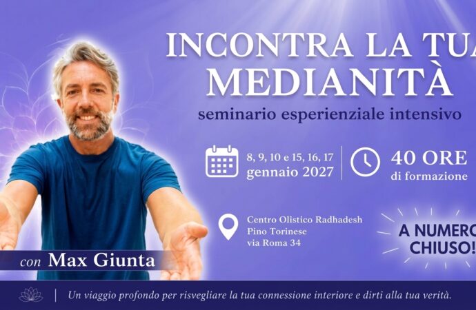 Max Giunta… per due week-end a gennaio a Pino Torinese.